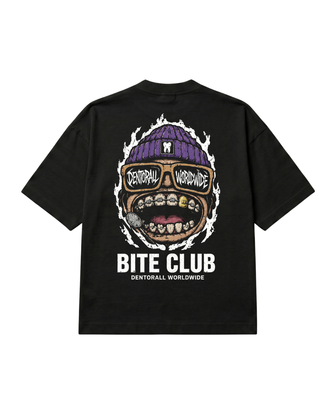 Oversized -  Bite Club - Preta - Costas