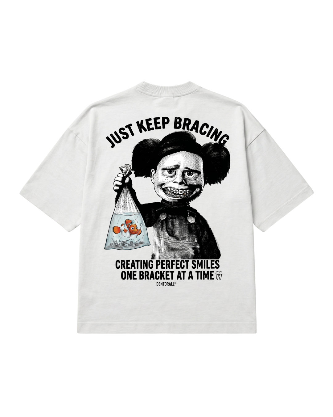 Oversized -  Bracket Club - Branca - Costas