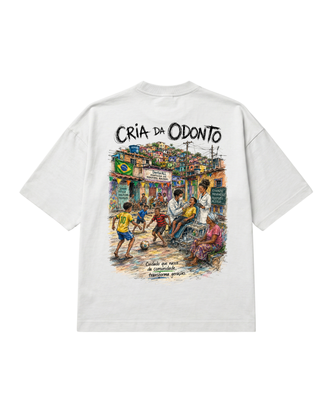 Oversized -  Cria da Odonto - Branca - Costas