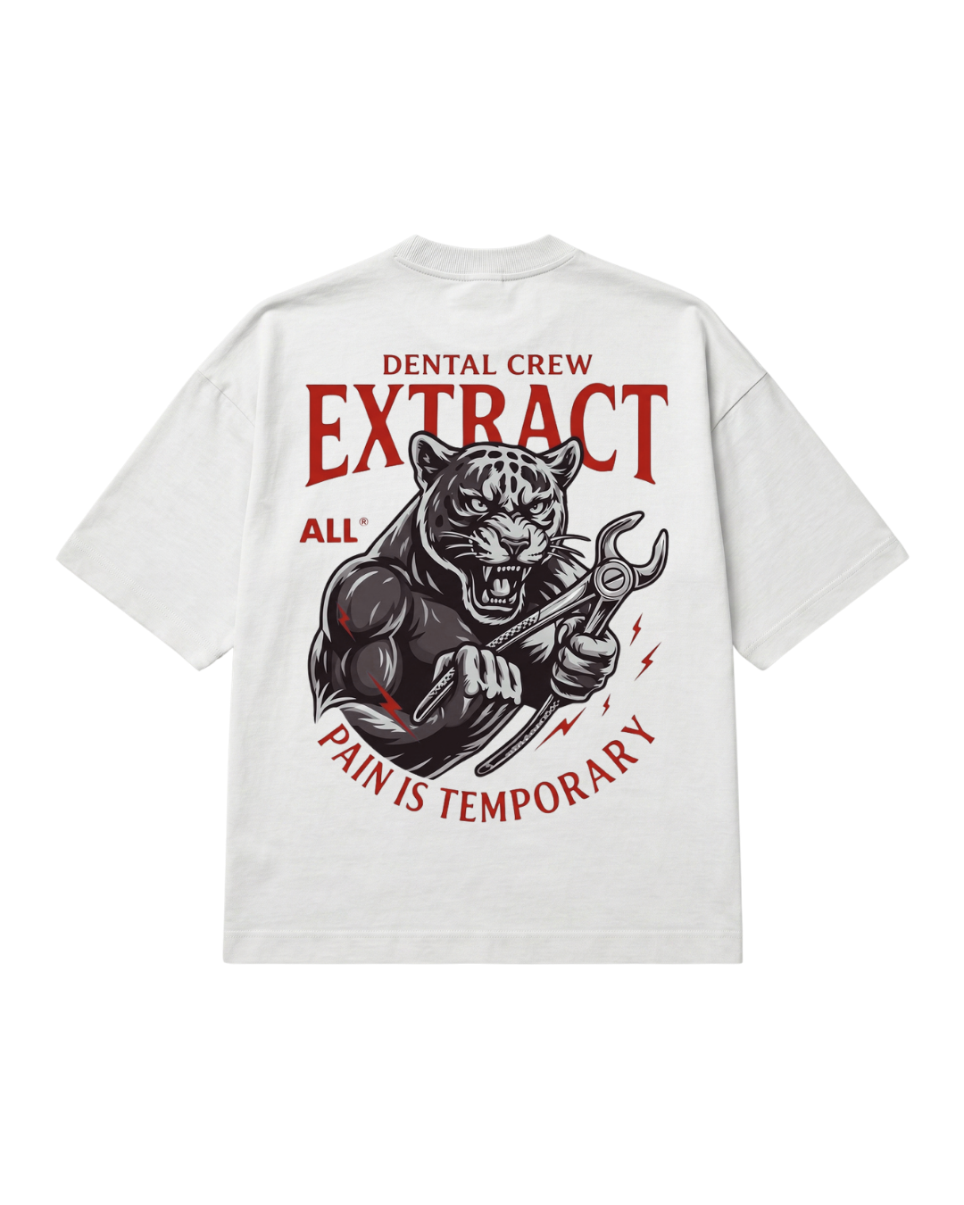 Oversized -  Extract - Branca - Costas