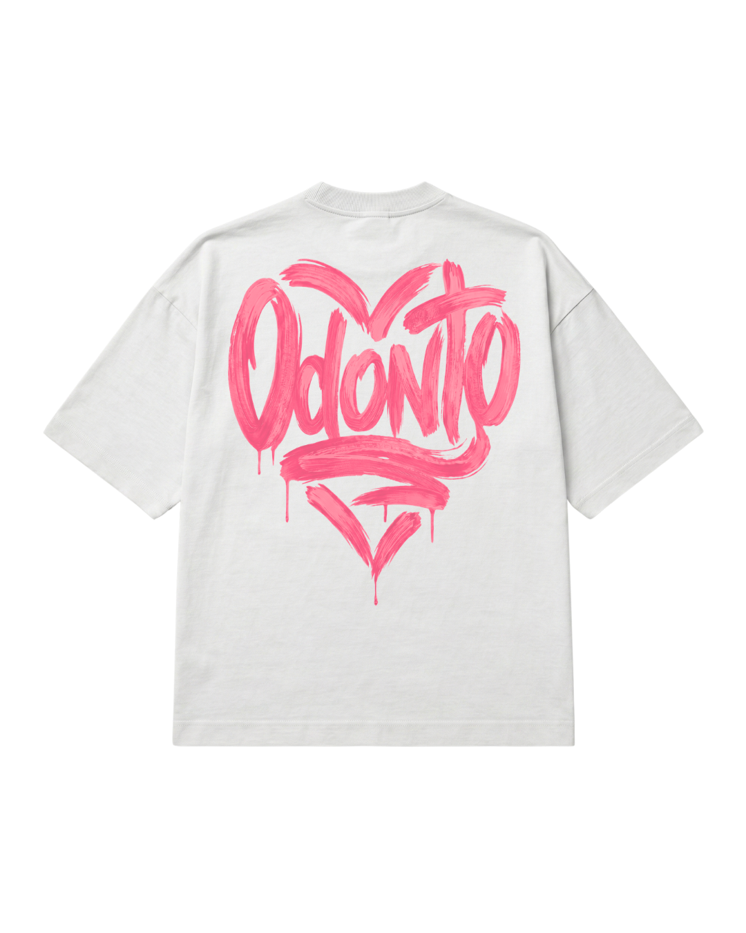 Oversized -  Pink - Branca - Costas