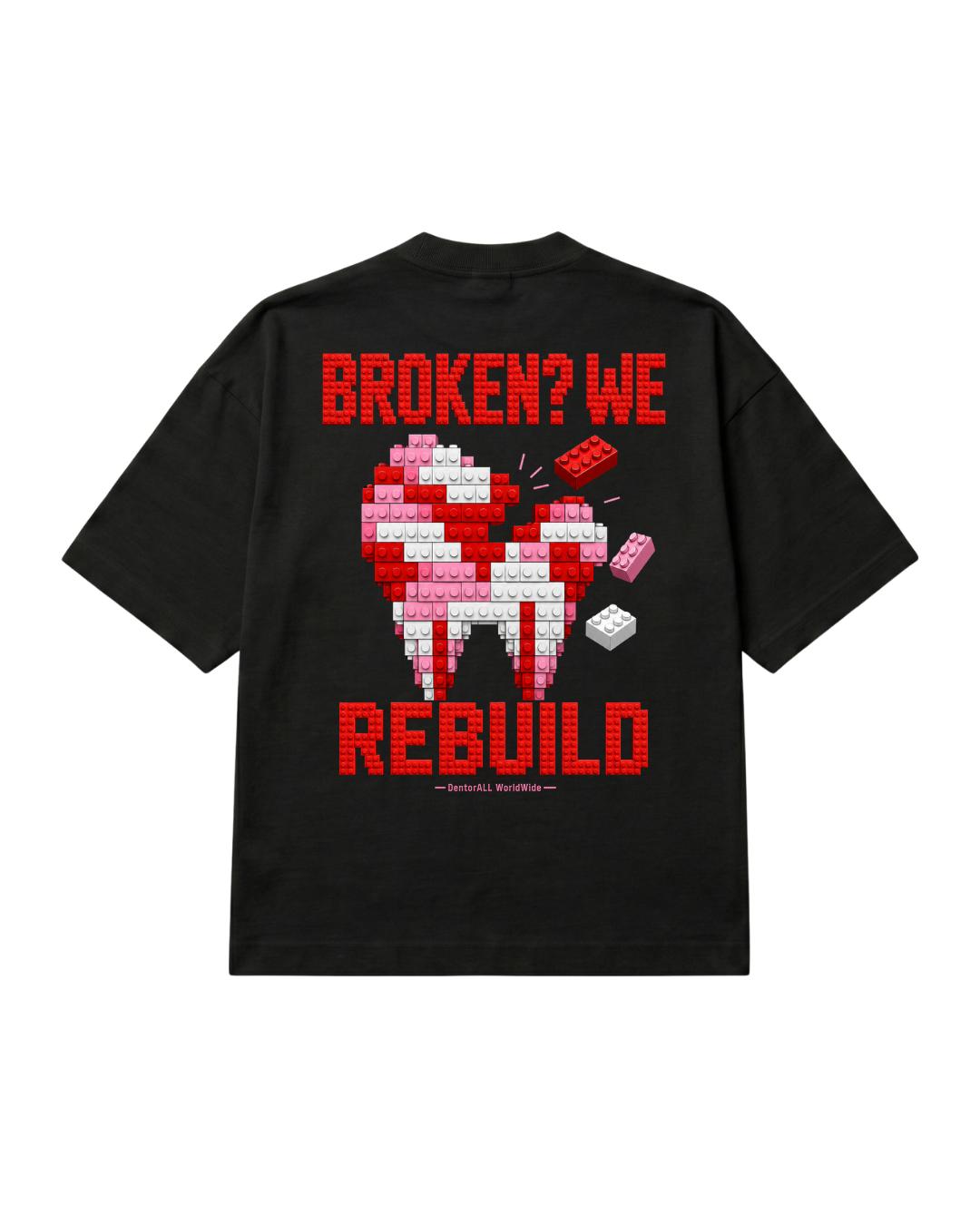 Oversized - We Rebuild - Preta - Costas